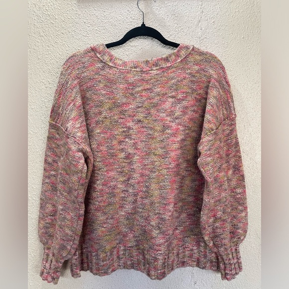 Pilcro Anthropologie Deep V neck Knit Sweater Size Small New - Picture 5 of 10